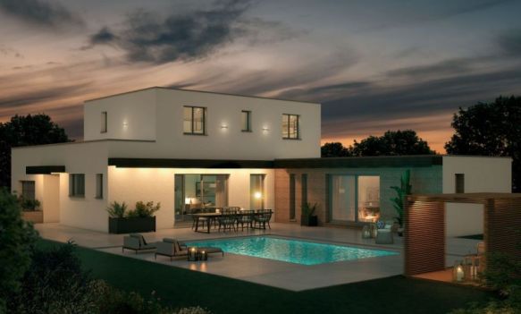 Maison 140m2 avec garage de 30m2 pour un terrain de 1000m2