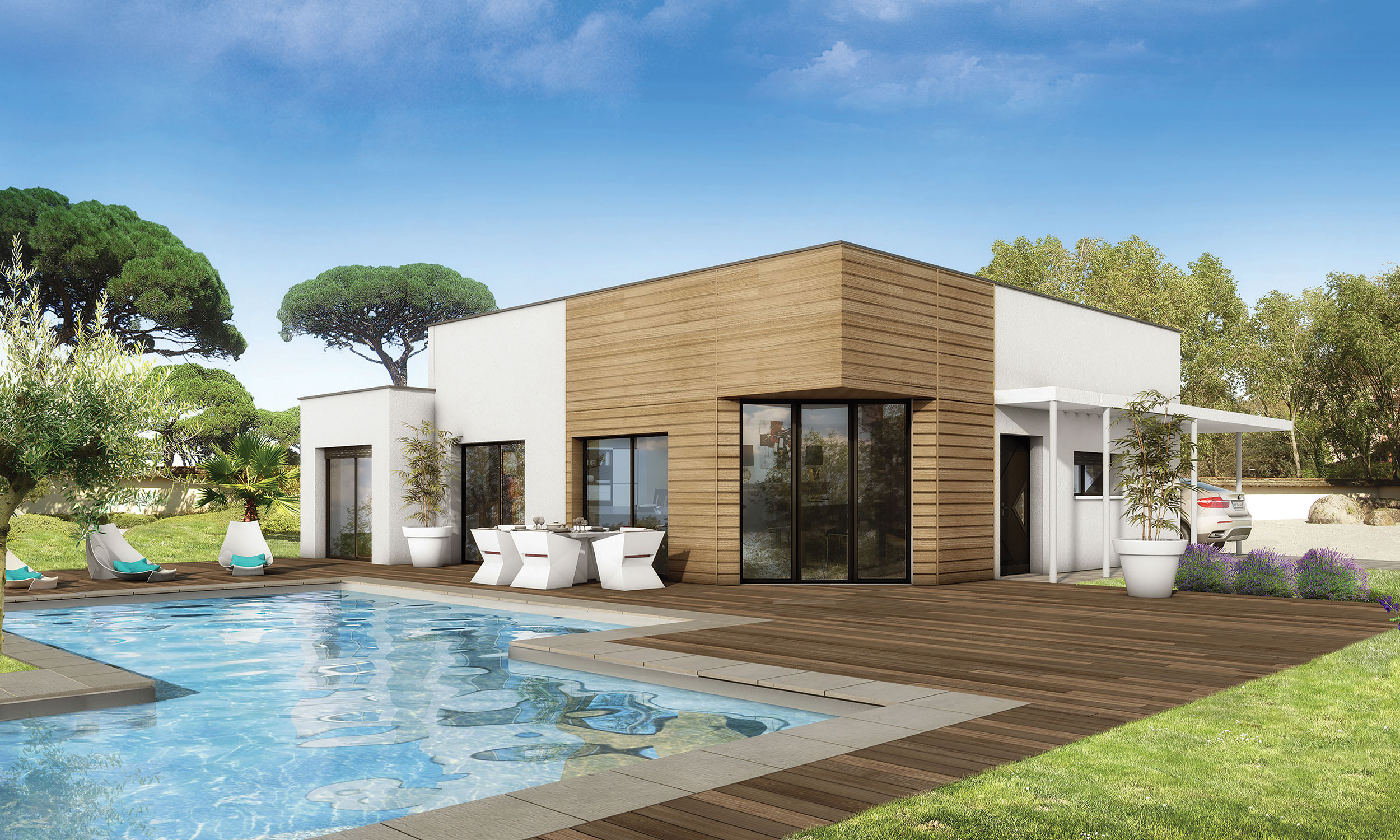 Maison Contemporaine tage Chiara Avec Plans Maisons Du Lyonnais 