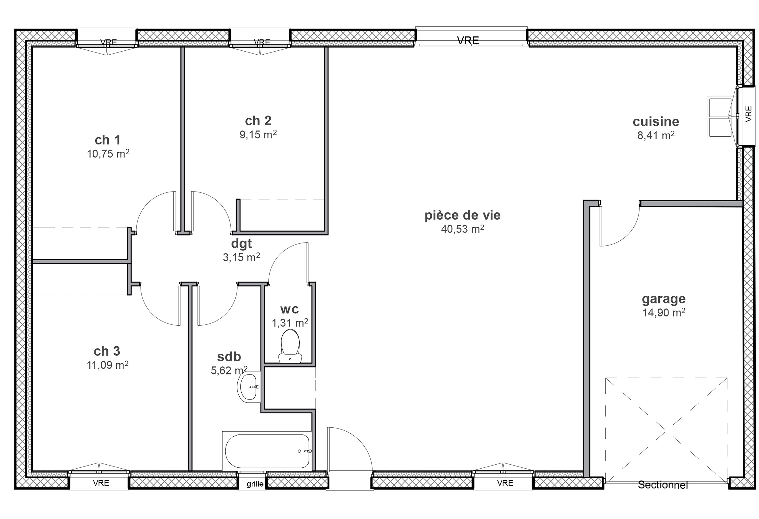 Maison Traditionnelle Plain Pied Coa Avec Plans Maisons Du Lyonnais Constructeur Auvergne Rhône Alpes Maisons Du Lyonnais Constructeur Maison
