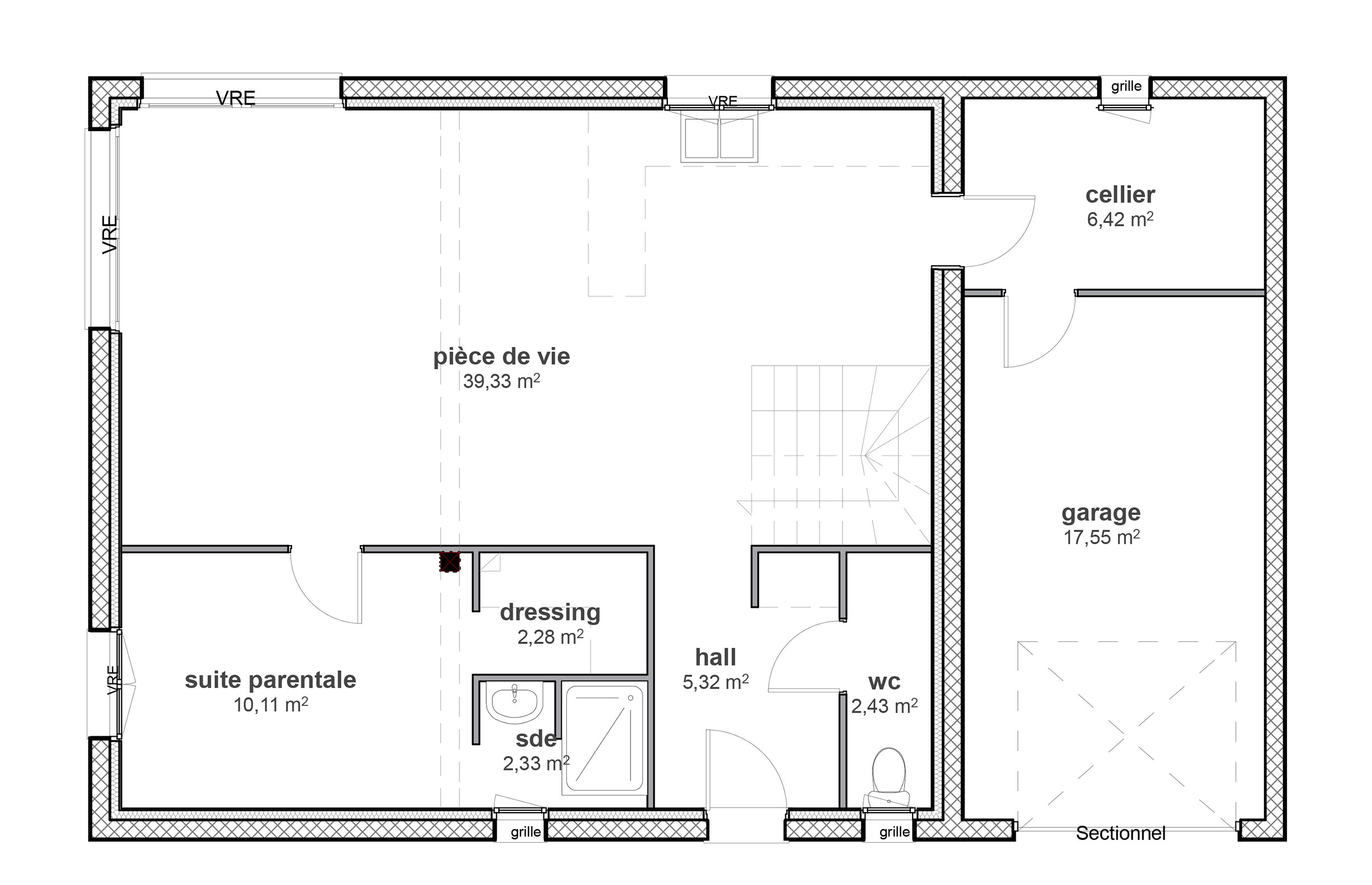 Plan de maison à étage : GRATUIT