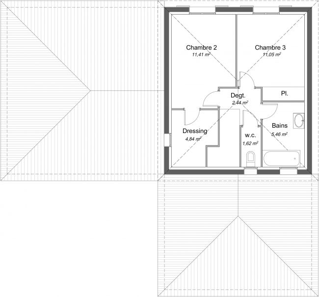 Plan de maison Charma 116m² - R1