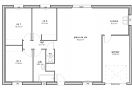 Plan de maison 3 chambres plain-pied- 03 Maisons Du Lyonnais